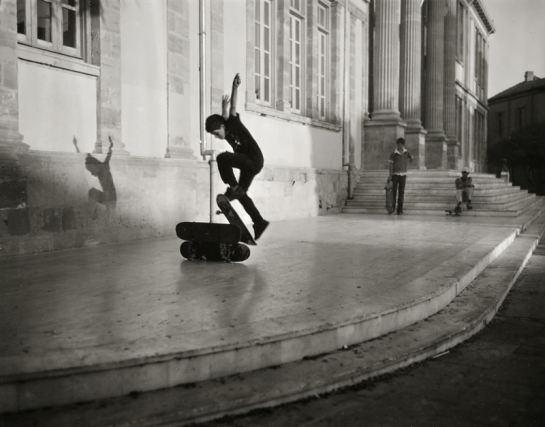 Skaters - on x-ray film
